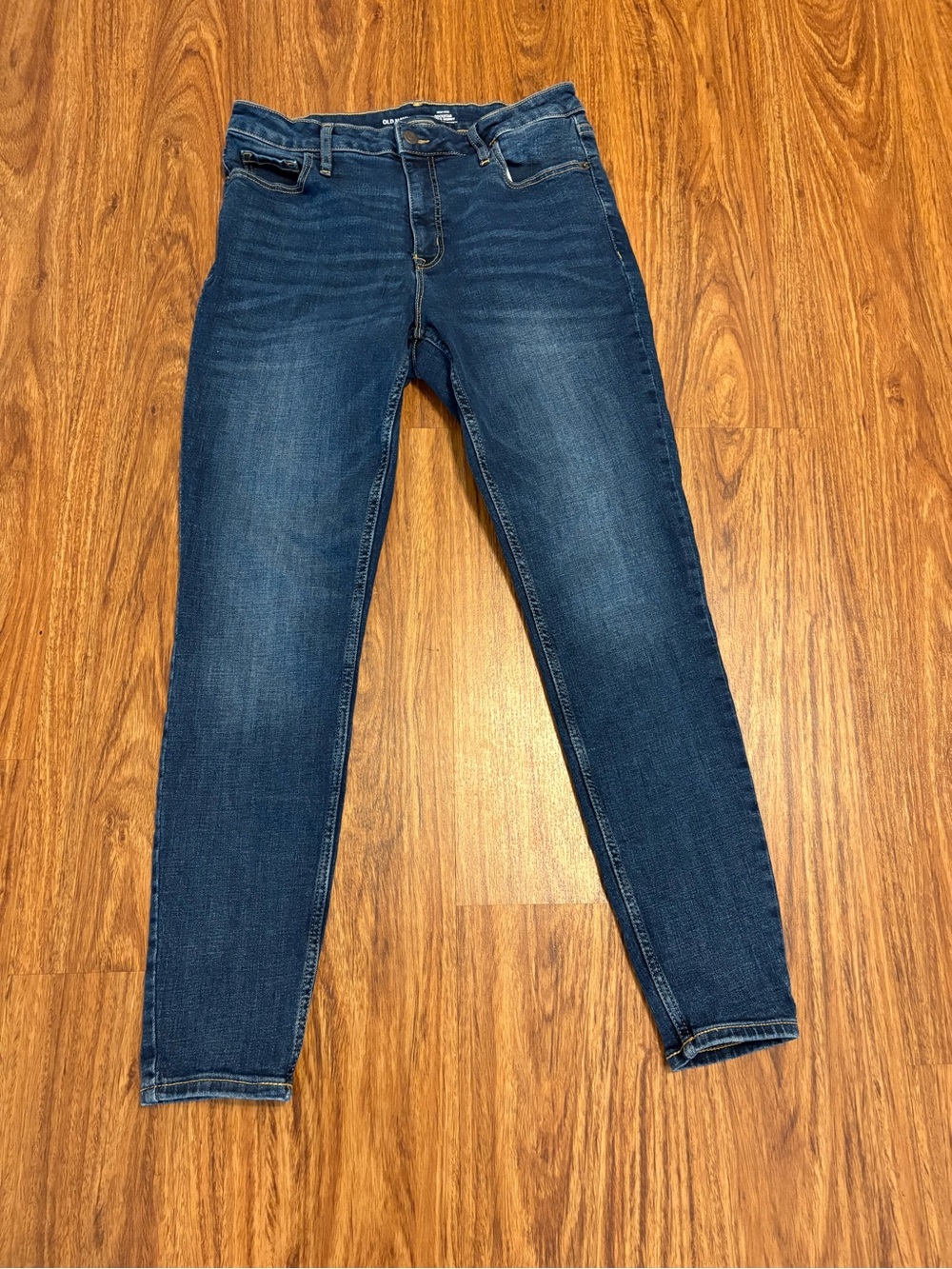 Old Navy Rockstar High-Rise Super Skinny Women's Dark Wash Jeans Size 10